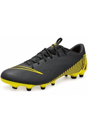 Nike Mercurial Vapor 12 Academy Soccer Cleats – Size 10.5 – Gray & Yellow